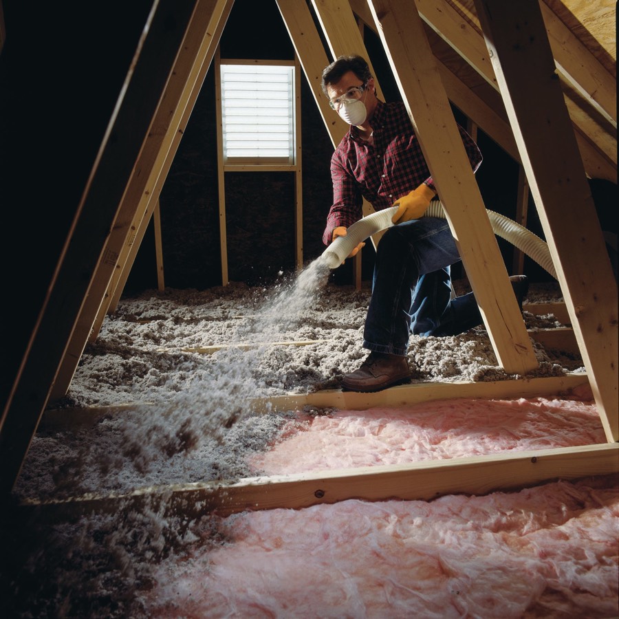 DIY Cellulose Insulation Installation DIY Cellulose Insulation Installation