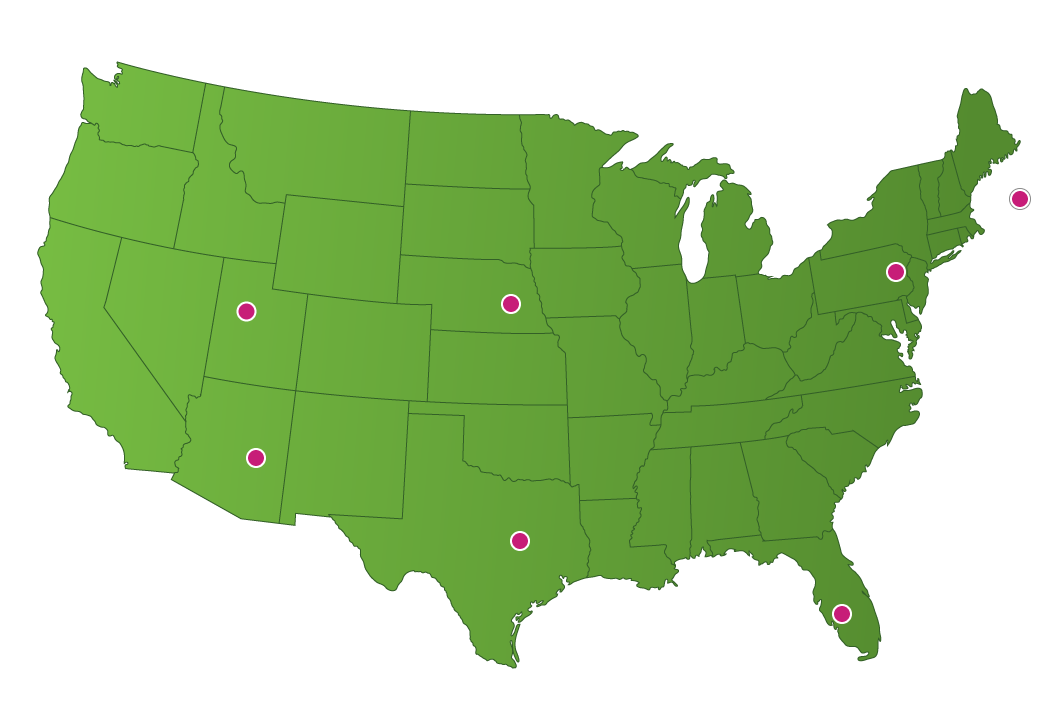 Gf Green Map With Dots