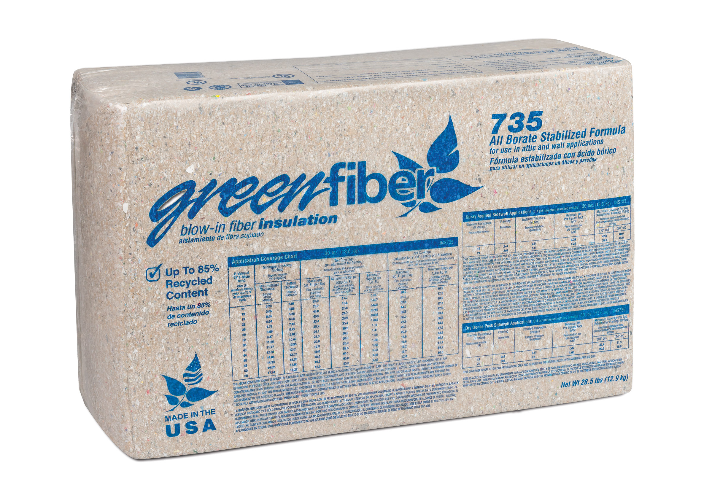 Image of INS735 All Borate-Treated Stabilized Spray-In Insulation